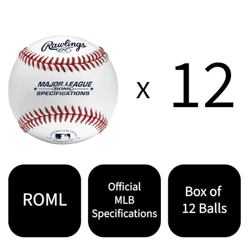Image of Rawlings | MAJOR LEAGUE SPECIFICATIONS Baseball | 12 Count