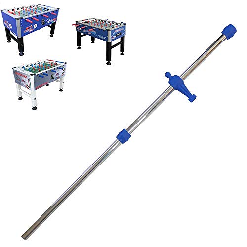 Roberto Sport Asta Per Calcio Balilla Telescopica Rientrante 840X18 Mm Con Un Ometto Blu (Portiere) In Acciaio Temperato Ad Alta Resistenza. Adatta A 