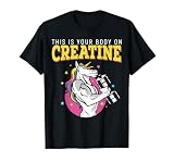 This Is Your Body On Creatine Gym Fitness Weightlifting T-Shirt