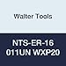 Walter Tools NTS-ER-16 011UN WXP20 Carbide NTS Threading Inserts, External Thread, Full Profile, American UN 60 Degree (Pack of 10)