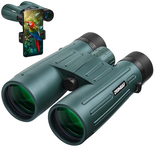18x56 UHD Binoculars for Adults High Powered with Upgraded Phone Adapter, Wide Field of View Binoculars with Clear Low Light Vision, Lightweight Waterproof Binocular for Bird Watching Travel Cruise
