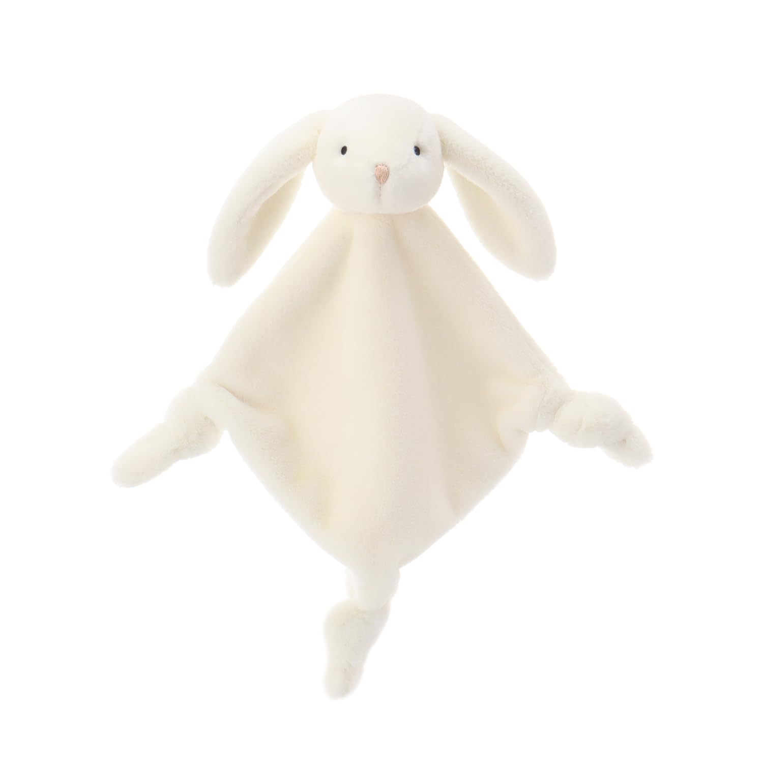 Doudou carré Apricot Lamb en peluche blanche, le premier gardien des secrets de bébé