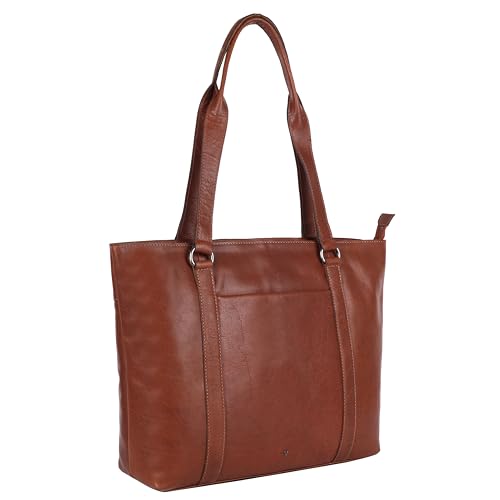Image of Genuine Leather Tote Bag for Women - Premium Quality, Stylish, and Spacious Handbag for Everyday Use