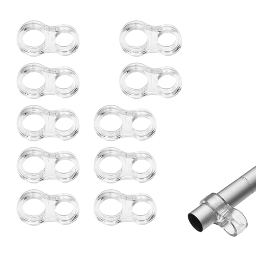 Butee de Porte,10 PCS Transparent PVC Poignée Arret de Porte de sans Percer,Protection de Porte Interieur Amortisseur pour Protéger Murs,Portes,Fenêtres,Meubles Ø 15 mm Ø 18 mm