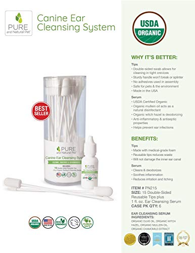 Pure And Natural Pet - Canine Ear Cleansing System 15 Tips #TOP2