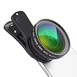 2 in 1Phone Camera Lens, Professional 12X Macro Lens 0.45X Wide Angle Lens Kit with Clip, Smartphone Universal Camera Lens Compatible with iPhone 11 12 8 7 6 Plus Huawei Samsung Android Pixel