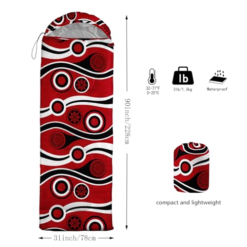 Image of QOOMO Camping Sleeping Bags,3 Season Warm & Cool Weather,Lightweight,Waterproof Sleeping Bags for Adults & Kids,Traveling,and Outdoors,Camping Gear Equipment