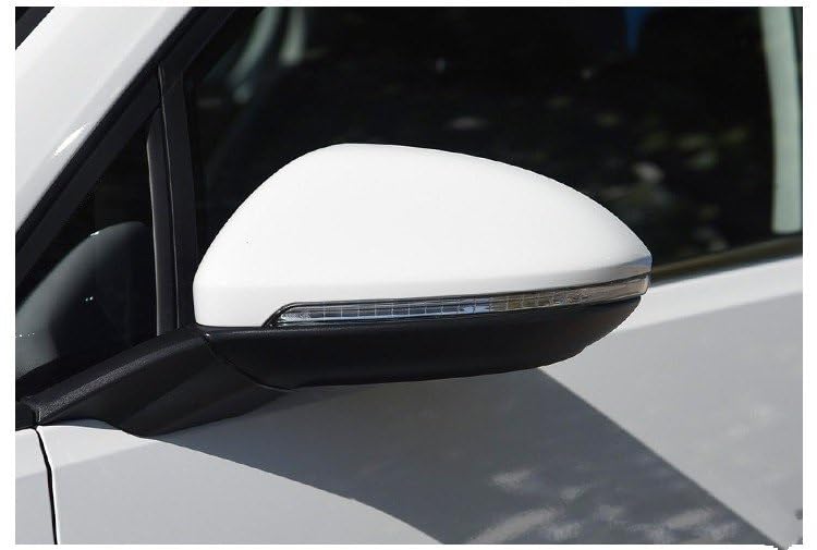 Coques Rétroviseurs Asasytal Noir Brillant Pour VW Golf MK7/MK7.5 (2012-2020) - ABS, Installation Facile