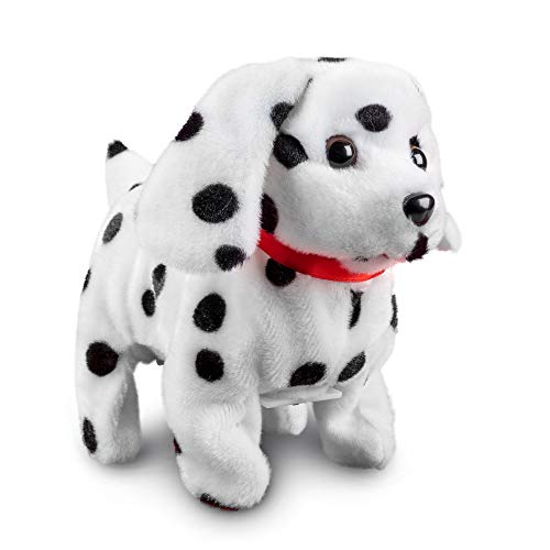 Peluche animée Tobar chien dalmatien sauteur Animigos 30195 cadeau anniversaire