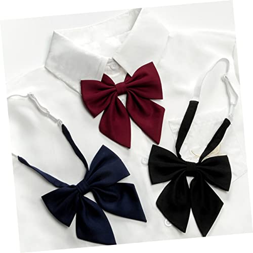 2pcs Adjustable Bow Ties for Women Pre-tied Collar Bowknot for Graduation Prom Wedding and Uniforms4