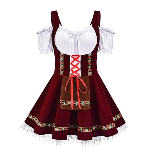 Robe Dirndl courte grandes tailles pour la Fête de la Bière