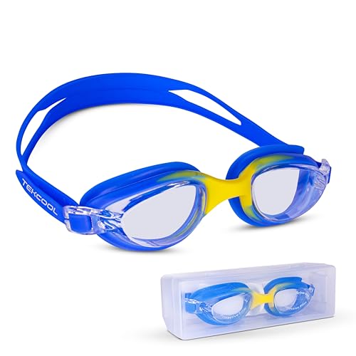 Image of TEKCOOL Swimming Goggles for Men & Women With Adjustable Strap and Air Goggles