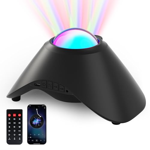 Ingleby Galaxy Projector, Northern Galaxy Light Aurora Star Projector with Bluetooth Speaker Timer...
