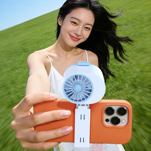 Ventilador de refrigeración portátil manos libres para combatir el calor extremo de verano 8