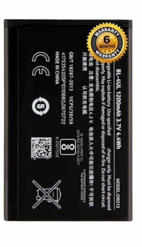 Image of Original BL-4UL Battery for Nokia 3310 / Nokia Asha 225 220 230 Battery with 6 Months Warranty**** (for Nokia BL-4UL)