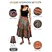 Shopoholic Fashion Wrap Round Hippie Festival Knee Length Patchwork Boho Long Skirt Multicoloured