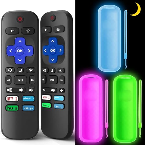 Télécommande universelle pour TCL Roku et Hisense avec coque antichoc