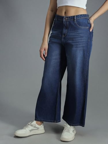 Image of HIGH Star Women's Regular Fit Mid Rise Jeans
