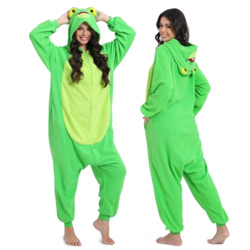 Wishliker Adult Onesie Animal Pajamas Halloween Cosplay Costumes Party Wear Blue
