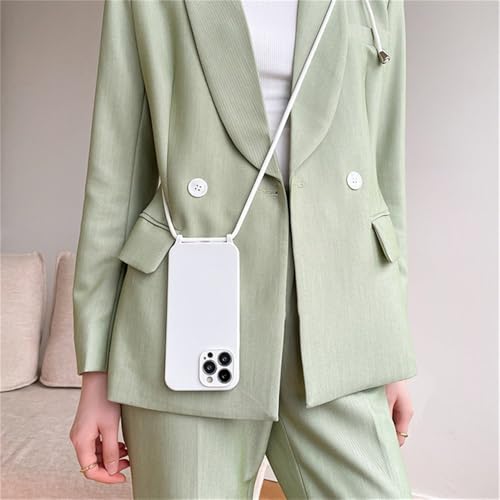 Coque silicone liquide avec cordon iPhone 13 et 16 pour ne plus jamais faire tomber son téléphone
