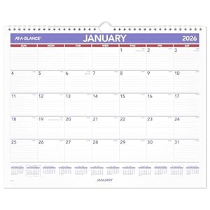 AT-A-GLANCE PM82826 Wandkalender 2026
