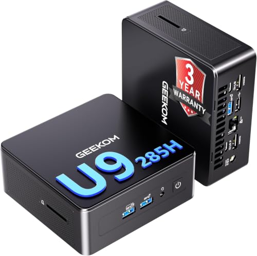 Image of GEEKOM IT15 Mini PC, Intel Ultra 9-285H,DDR5 32GB RAM (Up to 128GB)&1TB SSD