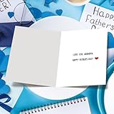 ICOOLYI Fathers Day Card for Grandpa, Grandpa Father's Day Card from Grandkids
