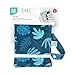 Bumkins Waterproof Wet Bag, Washable, Reusable for Travel, Beach, Pool, Stroller, Diapers, Dirty Gym Clothes, Wet Swimsuits, Toiletries, 12x14 – Blue Tropic
