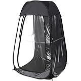 REDCAMP Sports Tent Pop Up Shelter, 1 Person All Weather Tents for Outside Sports, Waterproof Windproof Rain Pod, Instant Setup Clear Pop Up Shelter for Soccer, Baseball, Fishing