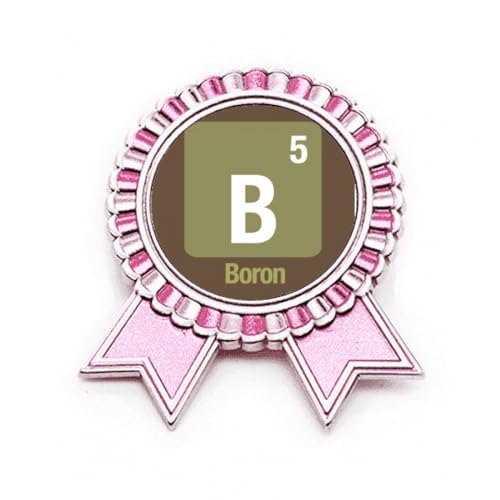 Badge Boron B broche scientifique en métal idée cadeau pour diplômé et lauréat