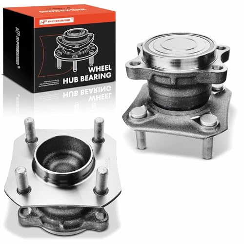 A-Premium 2 x Rear Wheel Bearing and Hub Assembly with 4-Lug Compatible with Nissan Sentra 2007-2012, L4 2.0L and Non-ABS