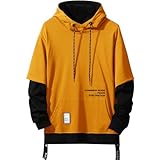 Couleurs et tailles : disponible en 9 couleurs, noir, blanc, jaune, gris, noir-blanc, noir-bleu, noir-marron, orange, rouge et 5 tailles de M à 5XL. Ce sweat à capuche unisexe s'accorde avec vos jeans, pantalons cargo ou pantalons décontractés.