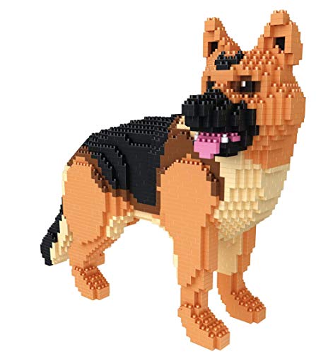 BlueBrixx Deutscher Schäferhund (Diamond Blocks) - Klemmbausteine - ArtikelNr. 102519, Teileanzahl: 2327 – Bild 3