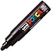 Produktbild POSCA PC7M N Marker mit breiter Spitze, konisch, Schwarz, 3 Stück