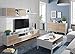 Habitdesign Mueble de Salon Moderno, Modulos Comedor, Modelo Belus, Acabado en Blanco...