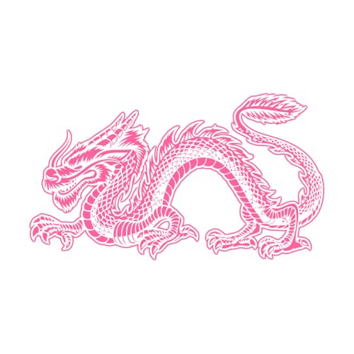 set di draghi asiatici Adesivi con scritte 34x60cm Cultura del