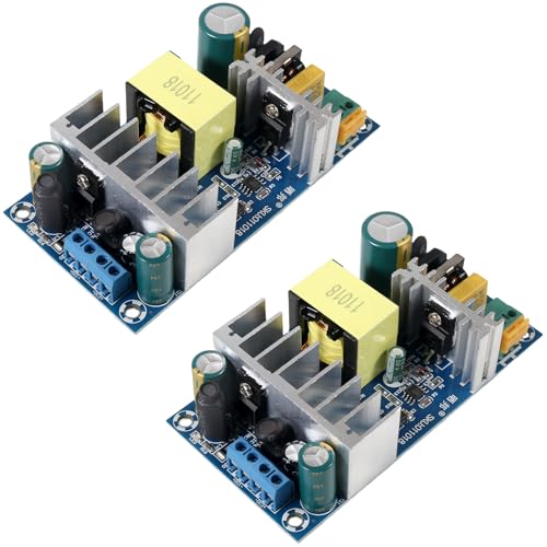 Image of 2PCS AC to DC Isolated Power Supply Module DC 24V 4A 12V 1A Dual Output Power AC 120V (100-260V) to 24V 12V 100W Max Industrial Power Module (Dual Output 24V 4A / 12V 1A)