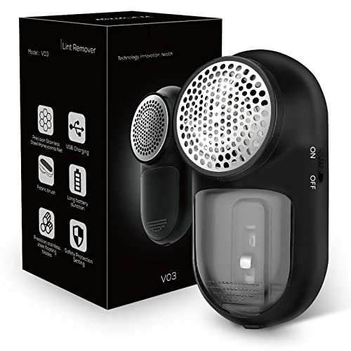 Kalrin Quitapelusas Eléctrico, 2 en 1 Quita Pelusas Ropa USB Recargable, con Cepillo de...