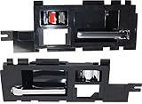 Interior Door Handle Set of 2 Compatible with CHEVROLET S10 / Jimmy 1986-1990 Front Door Handle Right Side and Left Side Interior with Chrome Lever