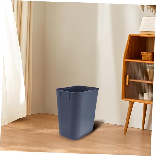 Bote de basura rectangular Garneck 15 L plástico gris miniatura 3
