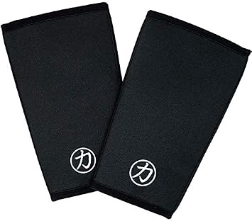 Strength Shop 7mm Inferno Neoprene Knee Sleeves - Black Pair - IPF Approved