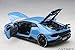 Lamborghini Huracan Performante Pearl Blue with Black Wheels 1/18 Model Car by Autoart 79153