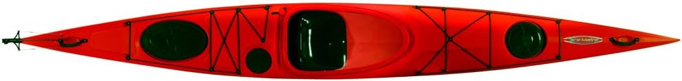 Lifestyle 500 PE Rudder Sit-in Recreational Kayak, Red