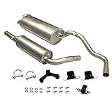 Ferroz Export Ersatz für Komplette Auspuffanlage ab Kat VW Golf IV 4 VW Beetle 1.4i 16V + Montagezubehör