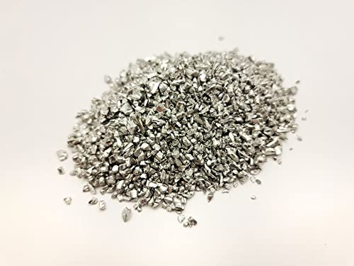 Granulado de aluminio puro Al99,0 (2N), tamaño aprox. 5 mm, 100 g-1 kg para fundición de aluminio (500, g)