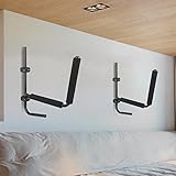 soporte pared kayak Hecho de material de metal de buena calidad, resistente y anti-deformación, durable y antioxidante.