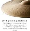 Zildjian K Custom Series - 20 Inch Dark Crash Cymbal #2