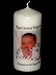 Produktbild Baby Foto Kerze personalisiert mit eigenen Foto und jeden besonderen Nachricht