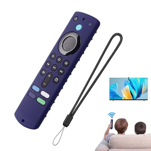 16 x 4,5 cm Silicona Mando a Distancia, Funda de Silicona para Fir-e TV Stick 4K, Cubierta de Silicona Antideslizante con cordón, Resistente a los Golpes 4K Anti caída RC Silicona Cubierta