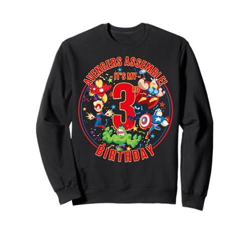 Sweat Marvel Avengers Assemble vêtement chaud anniversaire 3 ans